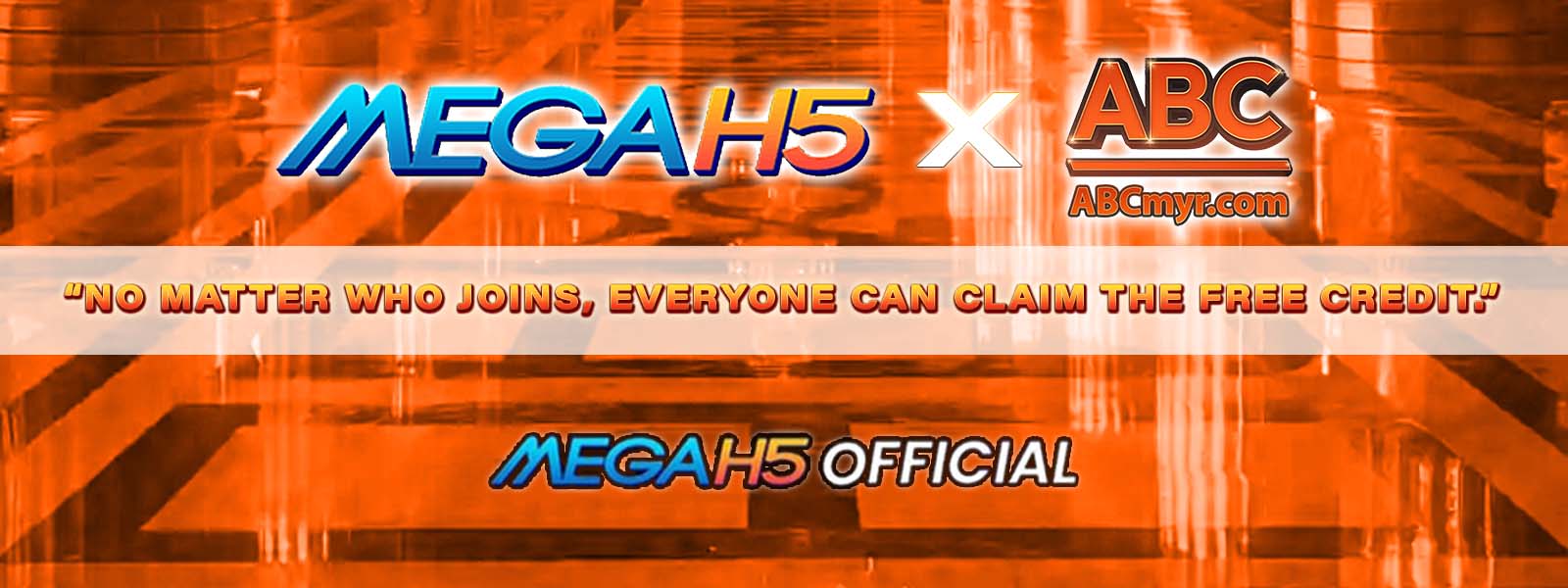 ABCMYR free credit MEGAH5 promotion